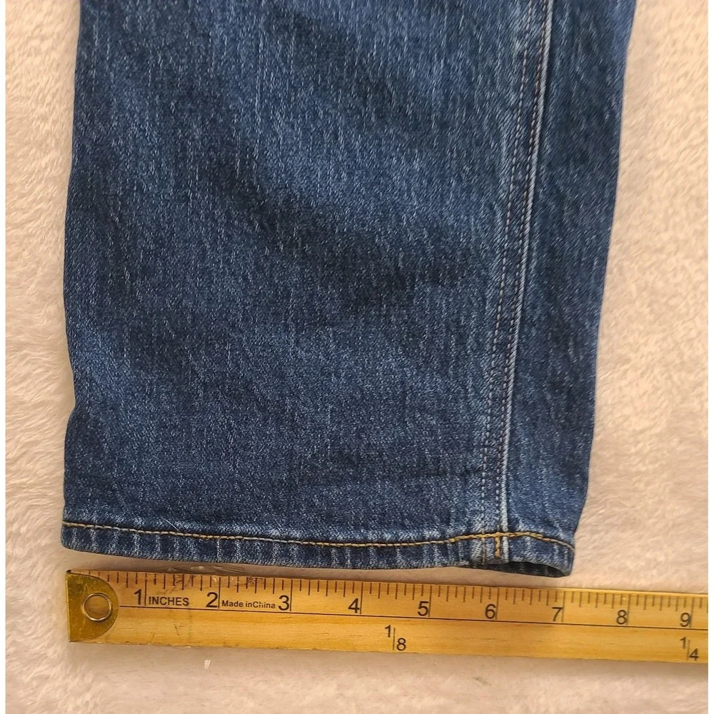 Old Navy Maternity Boyfriend Women's Jeans Blue Full Panel Denim Size 16 Pants‎